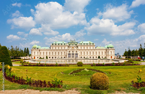 Photo: Belvedere palace in Vienna, Austria Belvedere palace in Vienna, Austria
