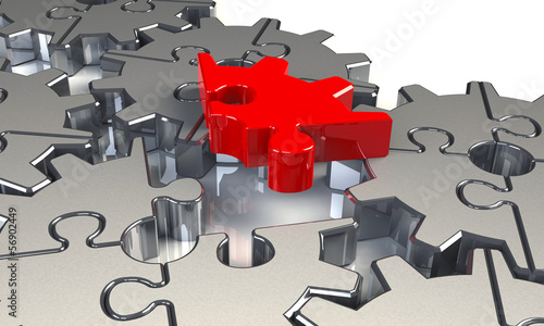 Illustration: Puzzelteil Puzzelteil