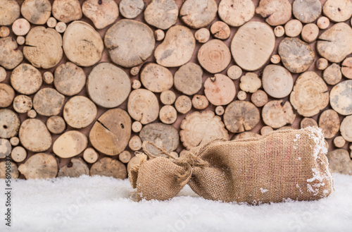 Photo: weihnachten sack hintergrund holz weihnachten sack hintergrund holz