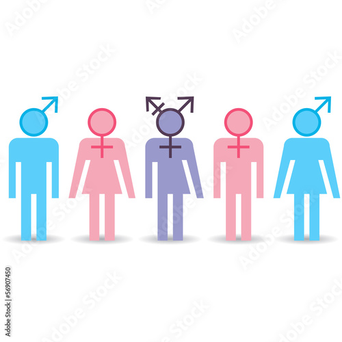 Vector: Various gender identities, set of icons Various gender identities, set of icons