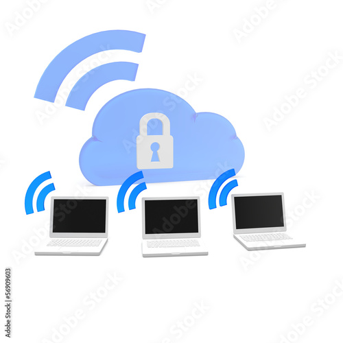 Illustration: cloud, wolke, blau, online, backup, cloud, wolke, blau, online, backup,