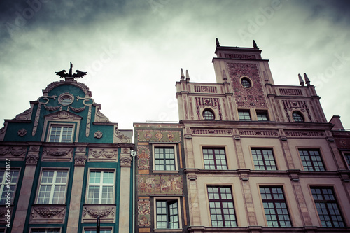 Photo: Old houses in Gdansk, Poland Old houses in Gdansk, Poland
