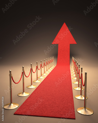 Illustration: Rising fame. Your text next to the arrow. Rising fame. Your text next to the arrow.
