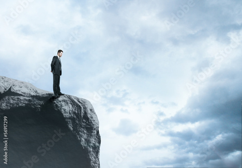 Photo: businessman standing businessman standing