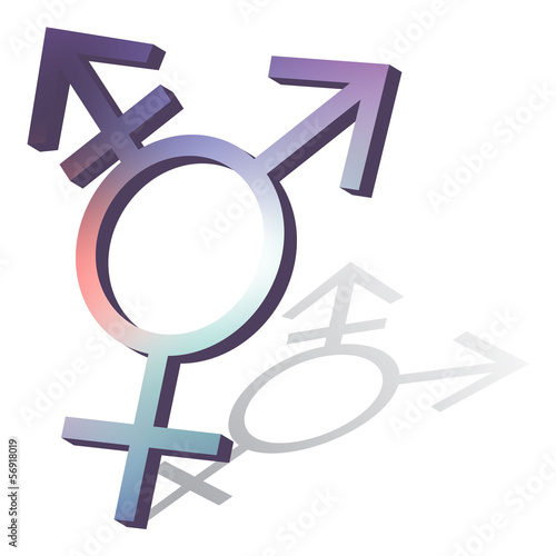 Vector: Transgender symbol Transgender symbol