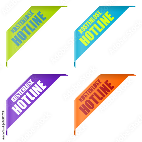Vector: band eck v2 kostenlose hotline I band eck v2 kostenlose hotline I