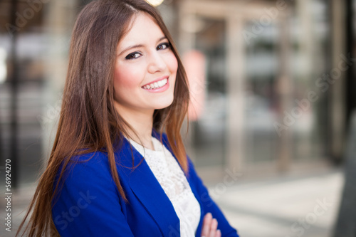 Photo: Smiling woman portrait Smiling woman portrait