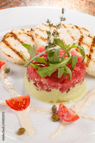 Photo: fish tartare fish tartare