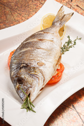 Photo: roasted fish roasted fish