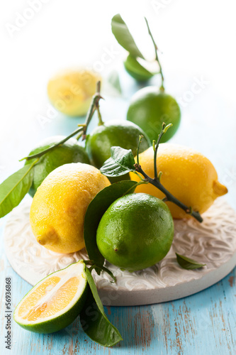 Photo: Lime and lemon Lime and lemon