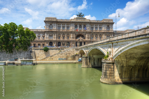 Photo: Rome, Italy. Palace of Justice. Rome, Italy. Palace of Justice.
