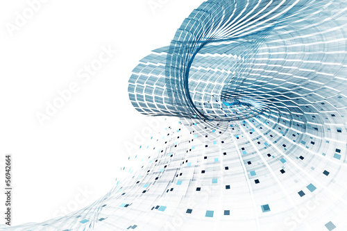 Illustration: Blue abstract background Blue abstract background