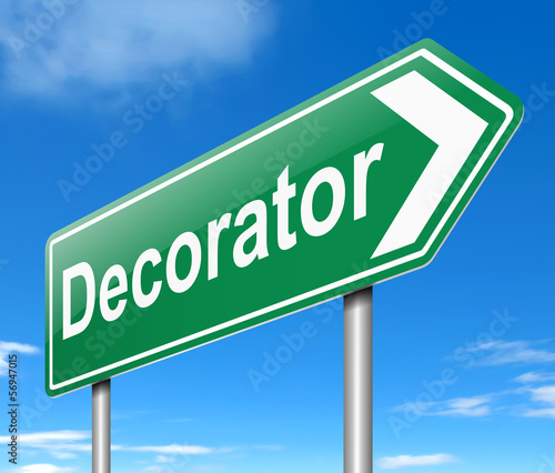Illustration: Decorator concept. Decorator concept.