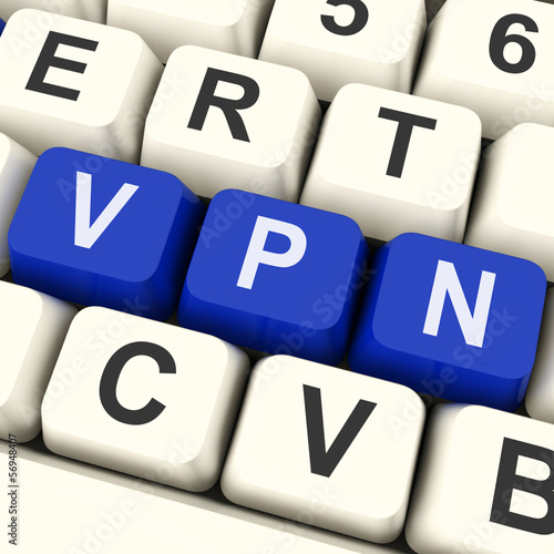 Illustration: VPN Key Shows Virtual Or Remote Private Network. VPN Key Shows Virtual Or Remote Private Network.