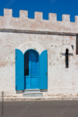 Photo: blue in Santa Maria di Leuca, Puglia blue in Santa Maria di Leuca, Puglia