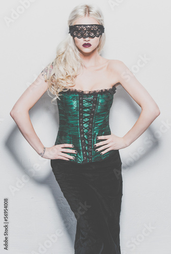 Photo: masked blonde masked blonde