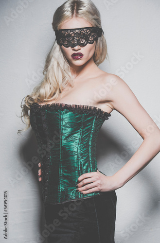 Photo: masked blonde masked blonde