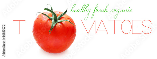 Photo: Healthy Fresh Organic Tomatoes Healthy Fresh Organic Tomatoes