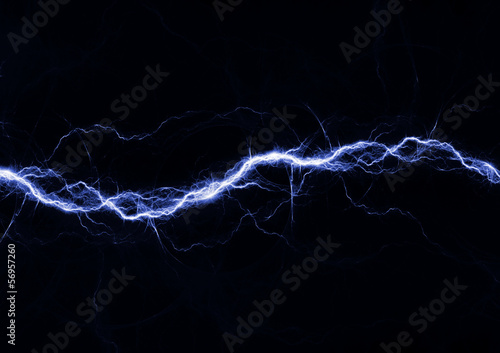 Blue fantasy lightning