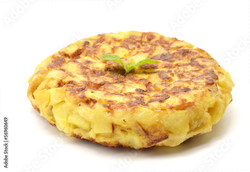 Photo: Spanish tortilla (omelet with potatoes and onions) Spanish tortilla (omelet with potatoes and onions)