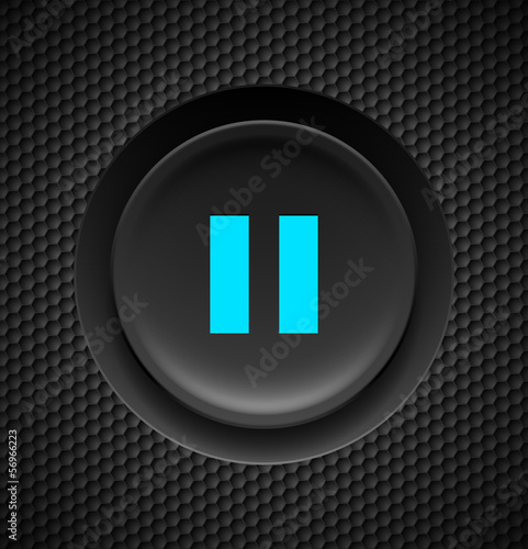 Vector: Pause button. Pause button.