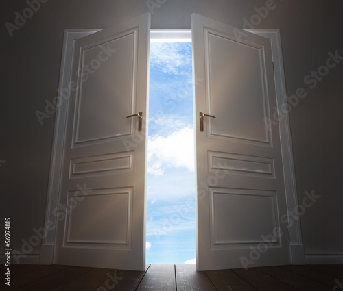 Illustration: big door to sky big door to sky