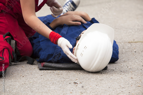 Photo: work accident work accident
