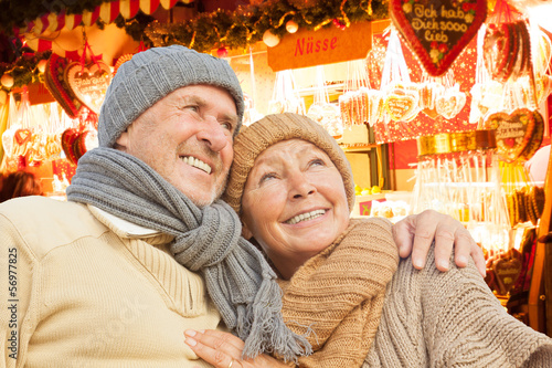 Photo: older senior couple on christmas older senior couple on christmas