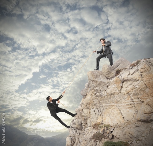 Photo: Teamwork concept Teamwork concept