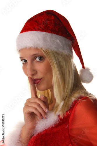 Photo: Weihnachtsfrau, isoliert Weihnachtsfrau, isoliert