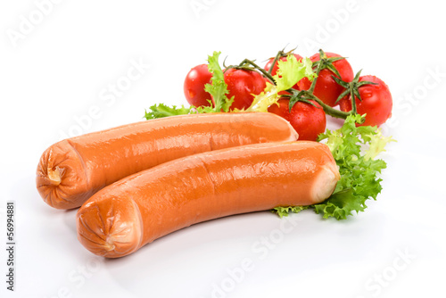 Photo: Wurstel con insalata e pomodorino Wurstel con insalata e pomodorino