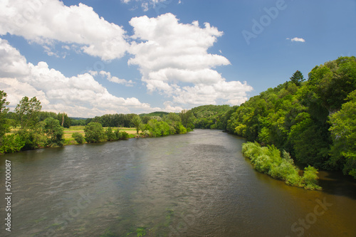 Photo: River the Dordogne River the Dordogne