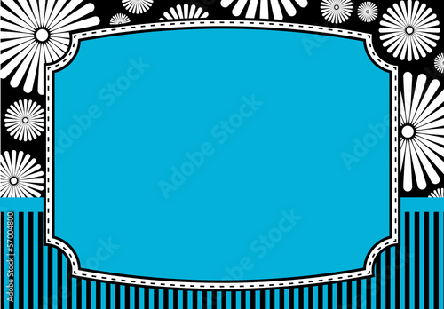 Vector: Floral invitation card Floral invitation card