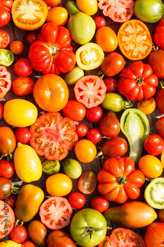 Photo: colorful tomatoes colorful tomatoes