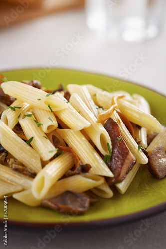 Photo: Yellow foot and red pine mushroom pasta Yellow foot and red pine mushroom pasta