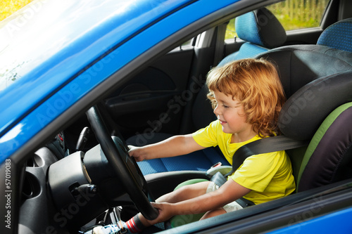 Photo: Pretending to be a big boy driving Pretending to be a big boy driving