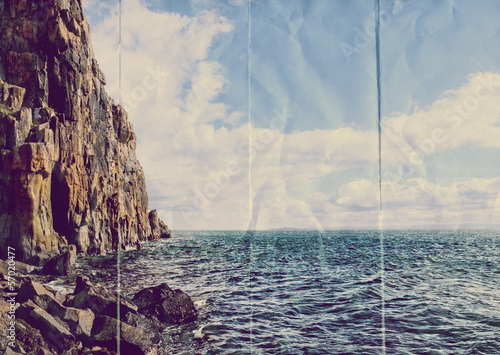 Photo: paper ocean cliff paper ocean cliff