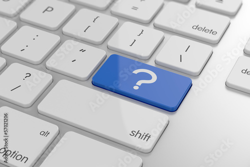 Illustration: Question button Question button