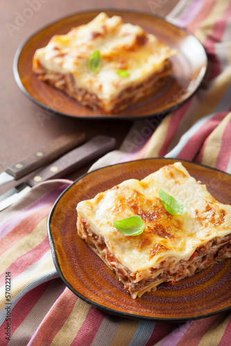 Photo: lasagna bolognese lasagna bolognese