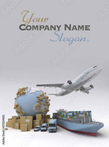 Illustration: Global logistics Global logistics