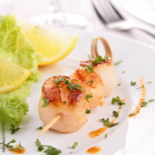 Photo: fried scallop fried scallop