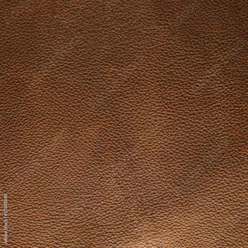 Photo: Brown leather texture closeup Brown leather texture closeup