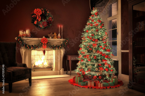 Illustration: christmas tree christmas tree
