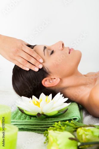 Photo: Woman In Spa Saloon Woman In Spa Saloon