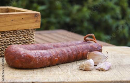 Photo: Chorizo sobre tabla Chorizo sobre tabla