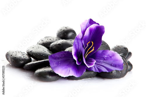 Photo: Spa Stone. Zen pebbles. Stone spa and healthcare Spa Stone. Zen pebbles. Stone spa and healthcare