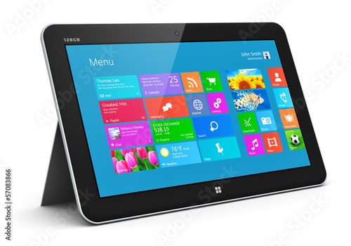 Illustration: Tablet computer Tablet computer