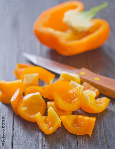 Photo: yellow pepper yellow pepper