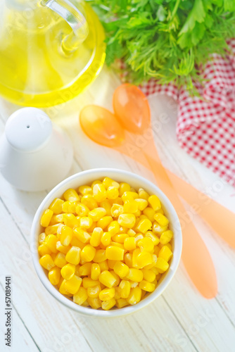 Photo: corn in bowl corn in bowl