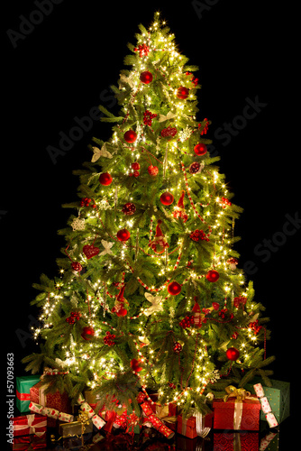 Photo: Illuminated christmas tree Illuminated christmas tree